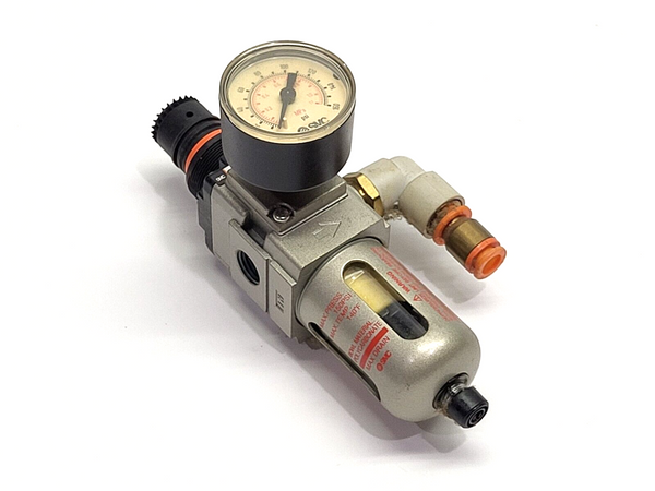 SMC AW20-N02-CZ Pneumatic Filter Regulator MISSING TOP KNOB - Maverick Industrial Sales