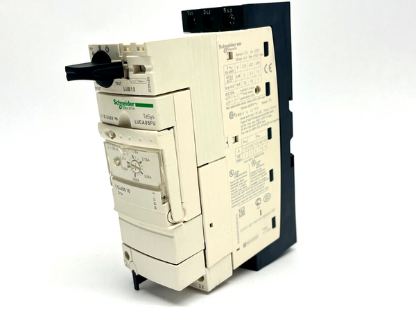 Schneider Electric LUB12 Power Base w/ LUCA05FU Motor Controller LU9BN11 Block - Maverick Industrial Sales