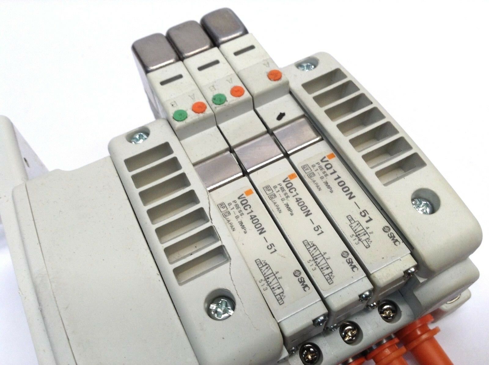 SMC VV5QC11-03N7SD0-S Pneumatic Solenoid Manifold w/ D Sub Connector - Maverick Industrial Sales