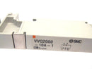 Lot of (2) SMC VVQ2000-10A-1 [QV] & (1) [QZ] [G] Manifold Valve Blanking Plates - Maverick Industrial Sales