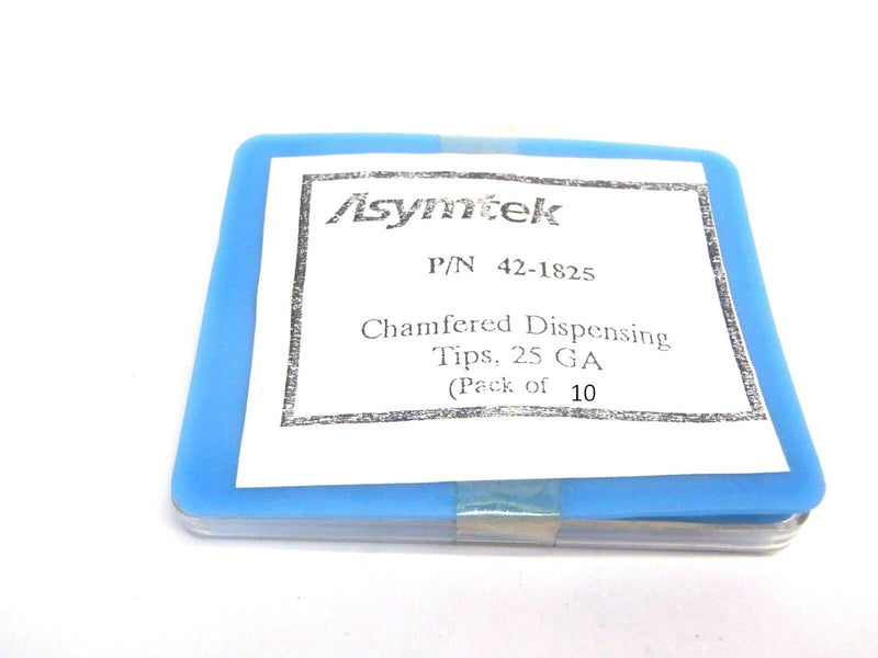 Lot of (10) Asymtek 42-1825 25 Gauge Chamfered Dispensing Tips, 25 Gauge - Maverick Industrial Sales