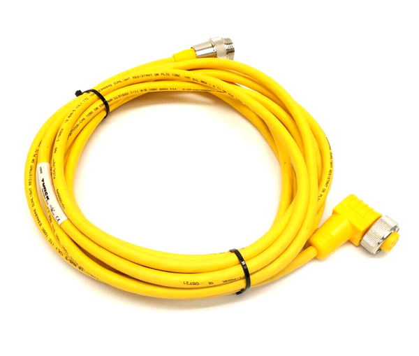 Turck RSM WKM 50-5M Double Ended Cordset 5-Pin Straight To Right Angle U2290-82 - Maverick Industrial Sales