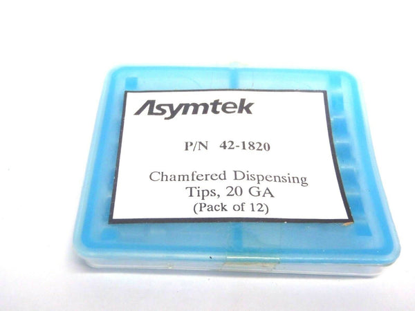 Lot of (12) Asymtek 42-1820 20 Gauge Chamfered Fluid Dispensing Tips, 20 Gauge - Maverick Industrial Sales