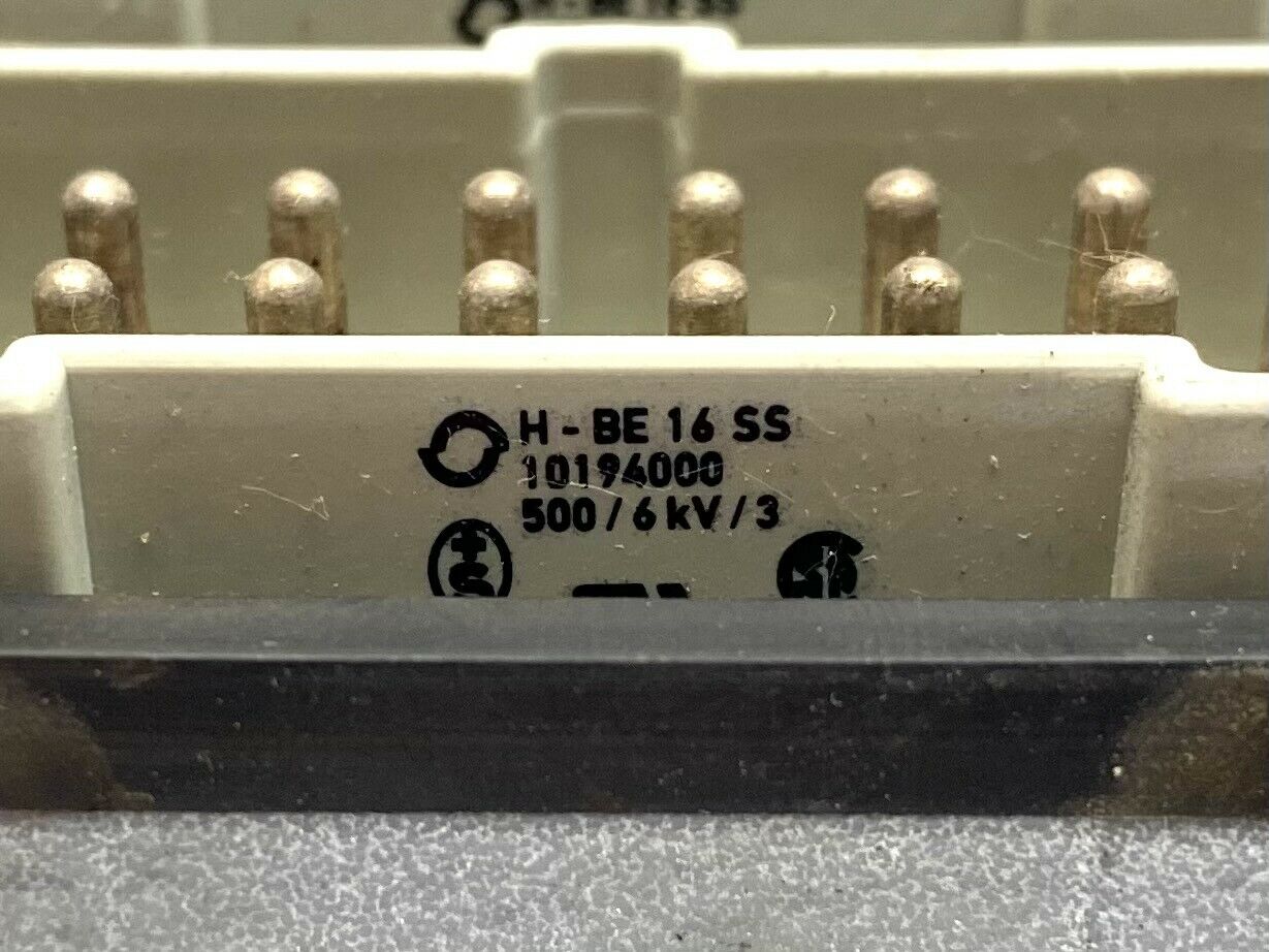 Lapp H-BE-16-SS Male Insert Connector x 2 w/ Dual Housing - Maverick Industrial Sales