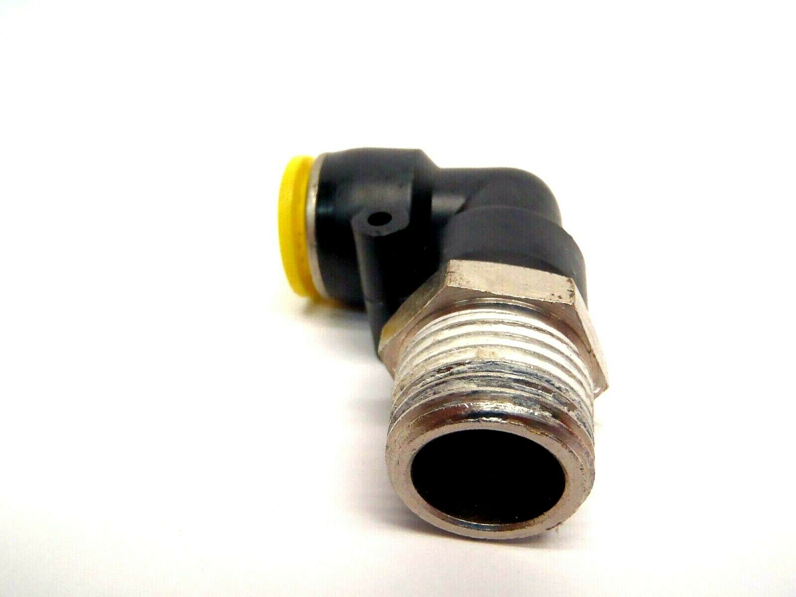 Clippard Plastic Male Elbow 1/2 OD Tubing 20mm Male Thread Fitting - Maverick Industrial Sales
