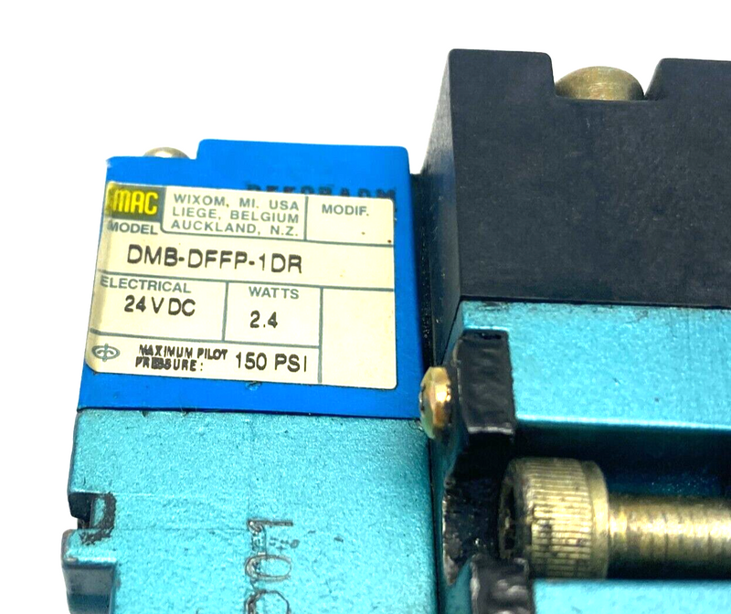 MAC Valves MV-P2A-AADB-DM-DFFP-1DR9 Solenoid Valve VAC to 150psi - Maverick Industrial Sales