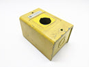 Allen Bradley 800H-1HZ Yellow Painted Steel Electrical Enclosure 4-1/2"x3"x3" - Maverick Industrial Sales