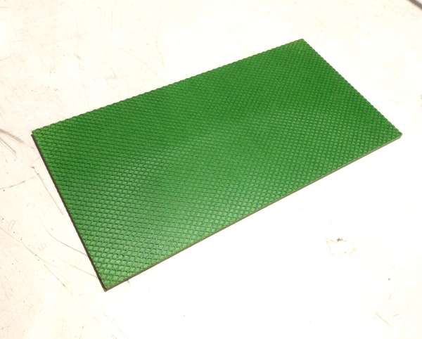 Heavy Duty Industrial Green Textured Rubber Mat 39.5" x 20" x 5/8" Thick - Maverick Industrial Sales