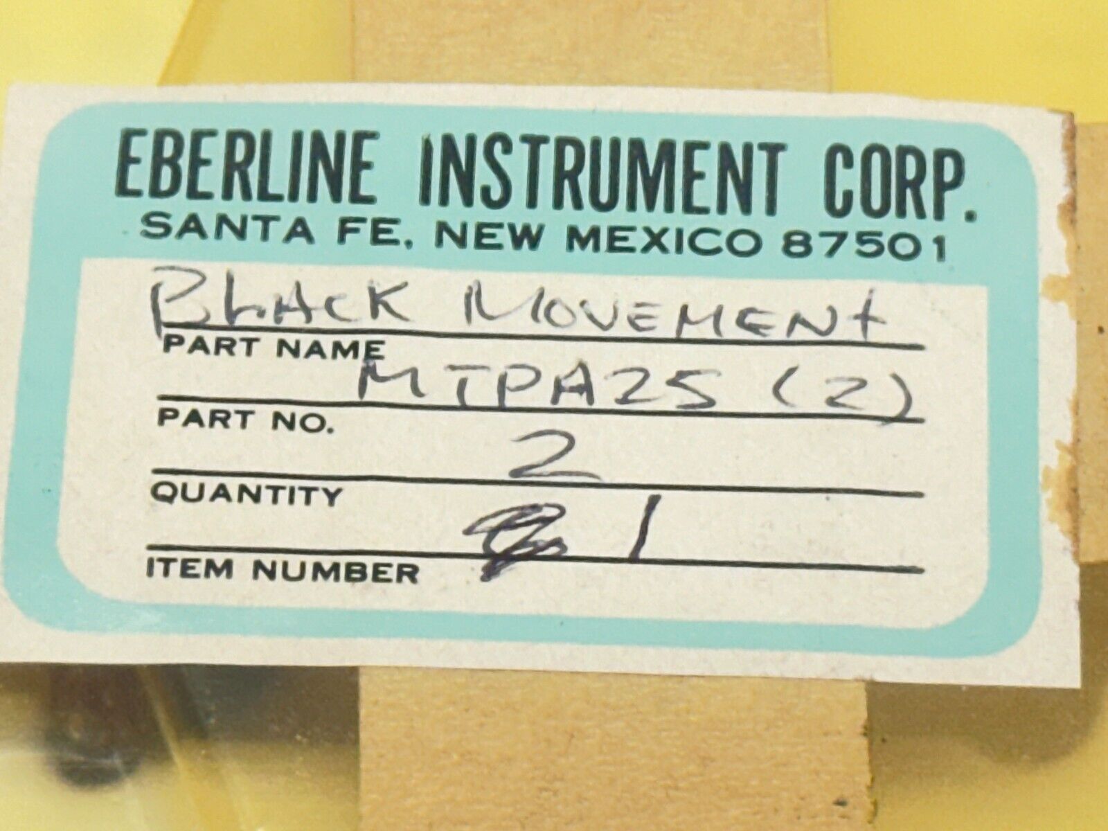 Eberline MTPA25 Pulse Rate Meter Black 10416-B01 - Maverick Industrial Sales