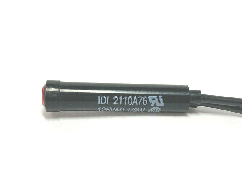 IDI 2110A76 Red LED Indicator 125VAC 1/2W - Maverick Industrial Sales