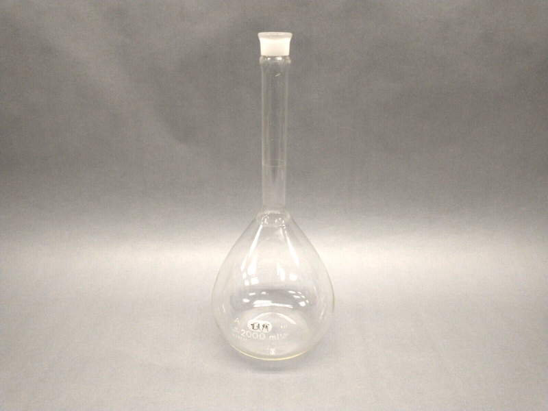 Pyrex 5640-2L Volumetric Flask 2000mL 5640 TC - Maverick Industrial Sales