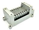 SMC VV5Q11-08N3FU0-S Base Mounted Manifold 8 Station D-sub Connector - Maverick Industrial Sales