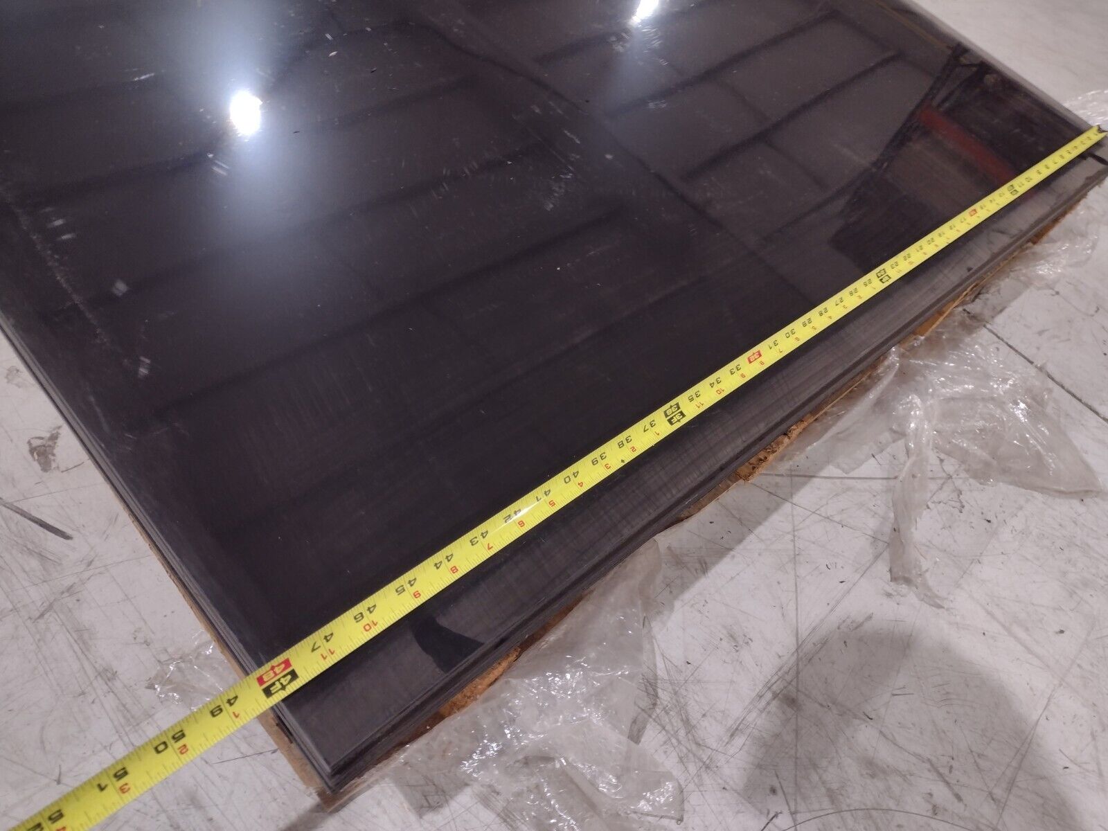 ABS Sheet, Black 0.29 x 48 x 96 (Lot of 6) with 0.29 x 23 x 96 (Lot of 7) - Maverick Industrial Sales