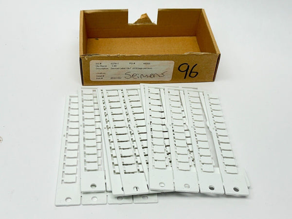 Murrplastik 86401652 Labeling Type SKS/PC 10x7 WIN-Type 96 LOT OF 336 - Maverick Industrial Sales