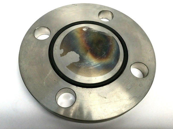 Vacuum Flange Stainless Steel 5” Dia. X 1/2" Thick w/ 5/8" Holes - Maverick Industrial Sales