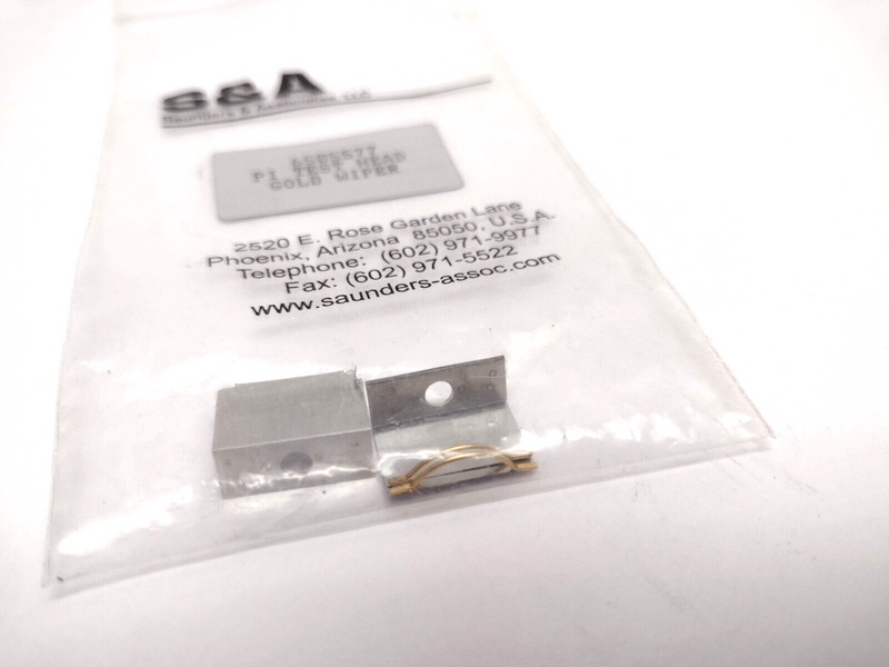 Saunders and Associates 6505577 PI Test Head Gold Wiper - Maverick Industrial Sales
