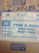 3M 134-0092-006 Type C Sanding Discs Resin Bond Heavy Duty 4" x 7/8" Lot of 10 - Maverick Industrial Sales