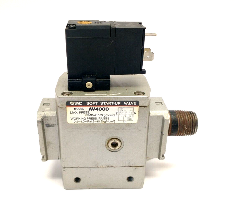 SMC AV4000 Soft Start-Up Valve 1/2" NPT AV4000-N04-5D - Maverick Industrial Sales