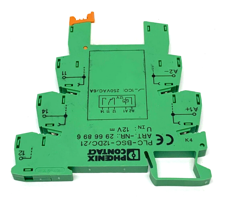 Phoenix Contact PLC-BSC-12DC/21 Relay Base 2966896 w/ 2961163 Relay - Maverick Industrial Sales