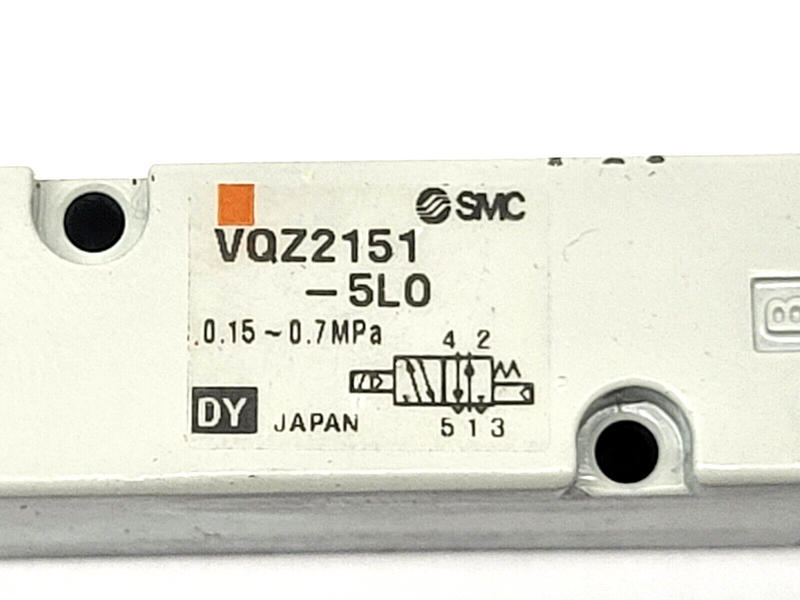 SMC VQZ2151-5LO Solenoid Valve 24VDC 0.15~0.7MPa BROKEN CONNECTOR - Maverick Industrial Sales