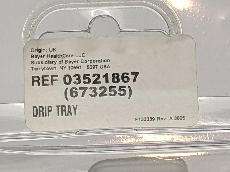 Bayer Healthcare Drip Tray 03521867 (673255) - Maverick Industrial Sales