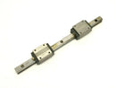 THK HSR15-280L Linear Guide Rail w/ 2 HSR15R Guide Bearing Blocks 280mm Length - Maverick Industrial Sales