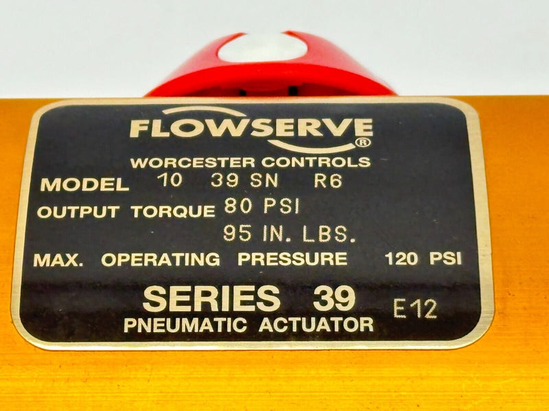Flowserve 10 39 SN R6 Pneumatic Actuator w/ 1/4 B466YVSE Ball Valve - Maverick Industrial Sales