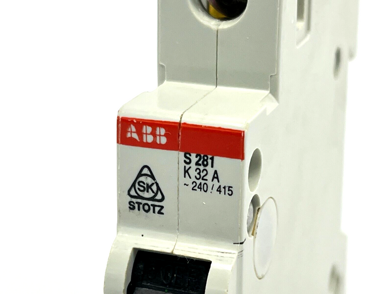 ABB S281 K32A Circuit Breaker 1-Pole 32A 240/415V - Maverick Industrial Sales