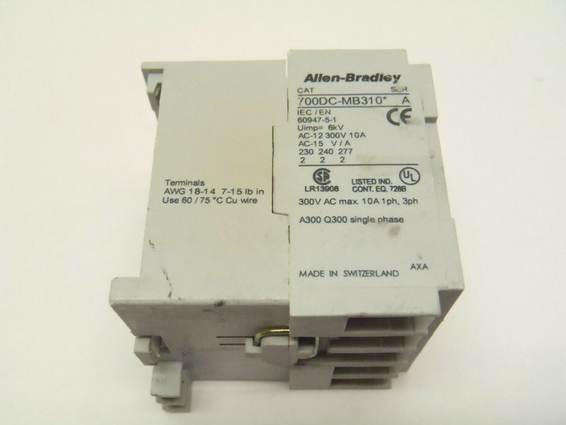 Allen Bradley 700DC-MB310* Series A Control Relay - Maverick Industrial Sales