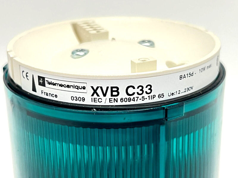 Telemecanique XVB C33 Illuminated Green Stack Light - Maverick Industrial Sales