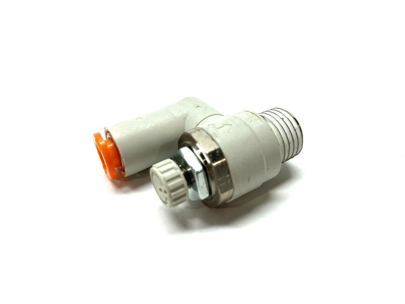 SMC AS2301F-N02-07SA Speed Control 1/4" OD One Touch Fitting 1/4" Male Port NPT - Maverick Industrial Sales