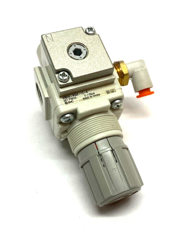 SMC AR20K-N02E-1Z-B Modular Regulator Backflow Function 3~30psi Set Press - Maverick Industrial Sales