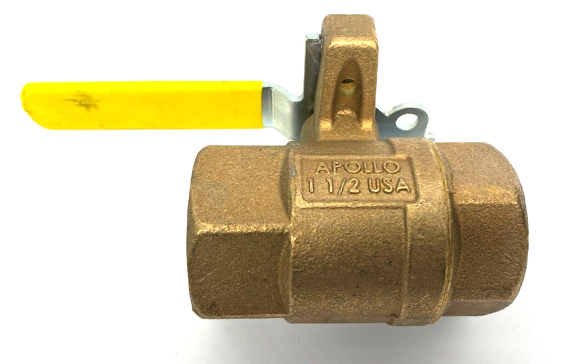 Apollo Conbraco 75-107-01 Bronze Locking Ball Valve Inline 1-1/2" - Maverick Industrial Sales