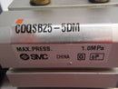 SMC CDQSB25-5DM CQS Compact Cylinder Max. Press. 1.0MPa - Maverick Industrial Sales