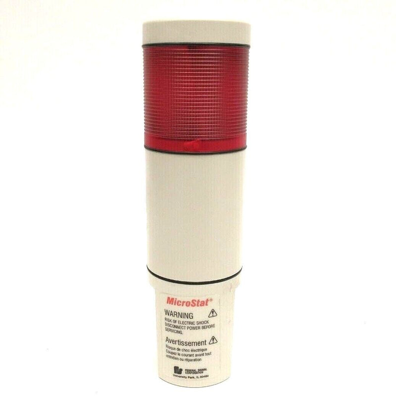 MicroStat MSL1-024R Ser. A Red Status Indicator Stack Light 24V AC/DC 1A - Maverick Industrial Sales