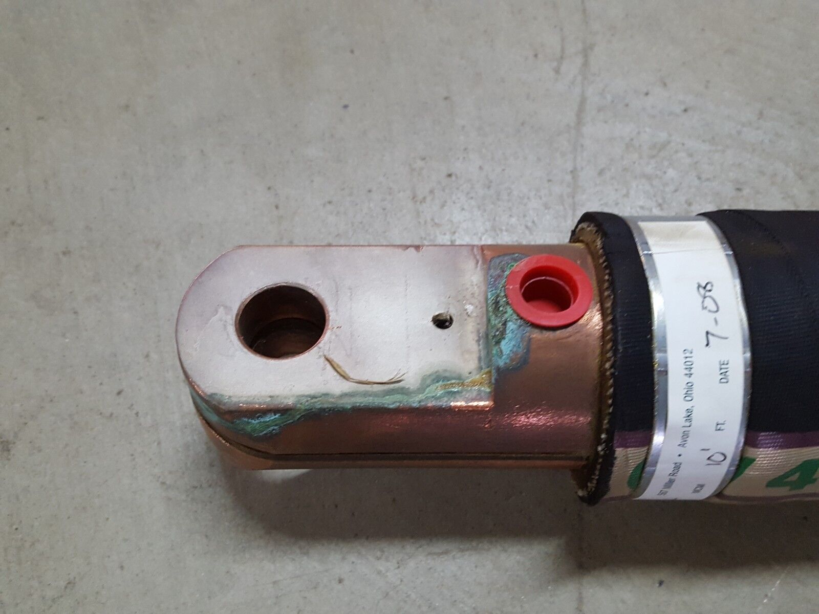 Watteredge Uniflex Robot Welder Jumper Cable 400/450 MCM 10' Foot - Maverick Industrial Sales