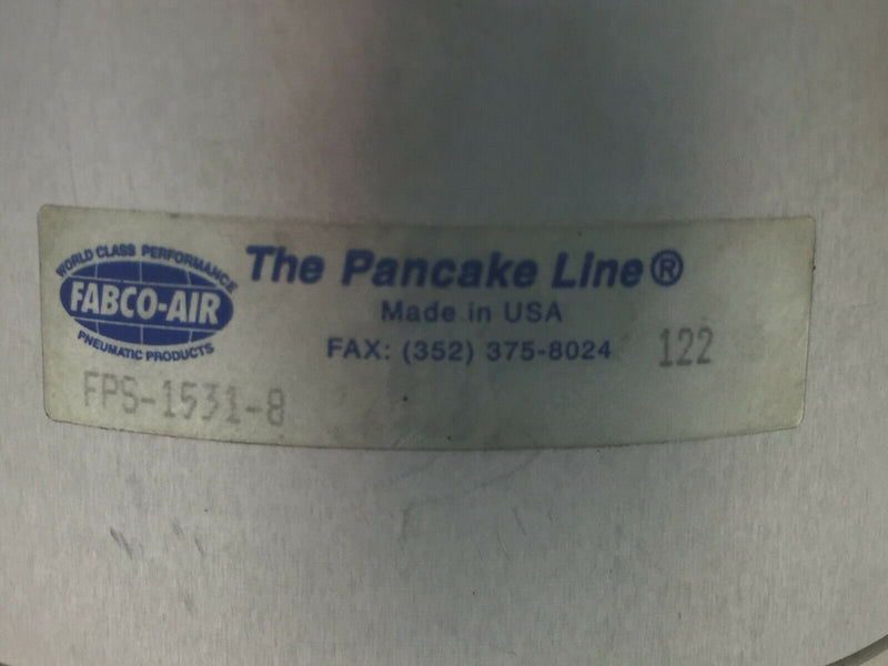 Fabco-Air FPS-1531-8 Pancake Pneumatic Cylinder - Maverick Industrial Sales