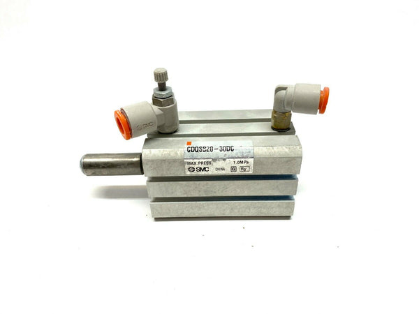 SMC CDQSB20-30DC Compact Cylinder 20mm Bore 30mm Stroke - Maverick Industrial Sales