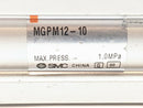 SMC MGPM12-10 Compact Guide Cylinder w/ Fittings - Maverick Industrial Sales