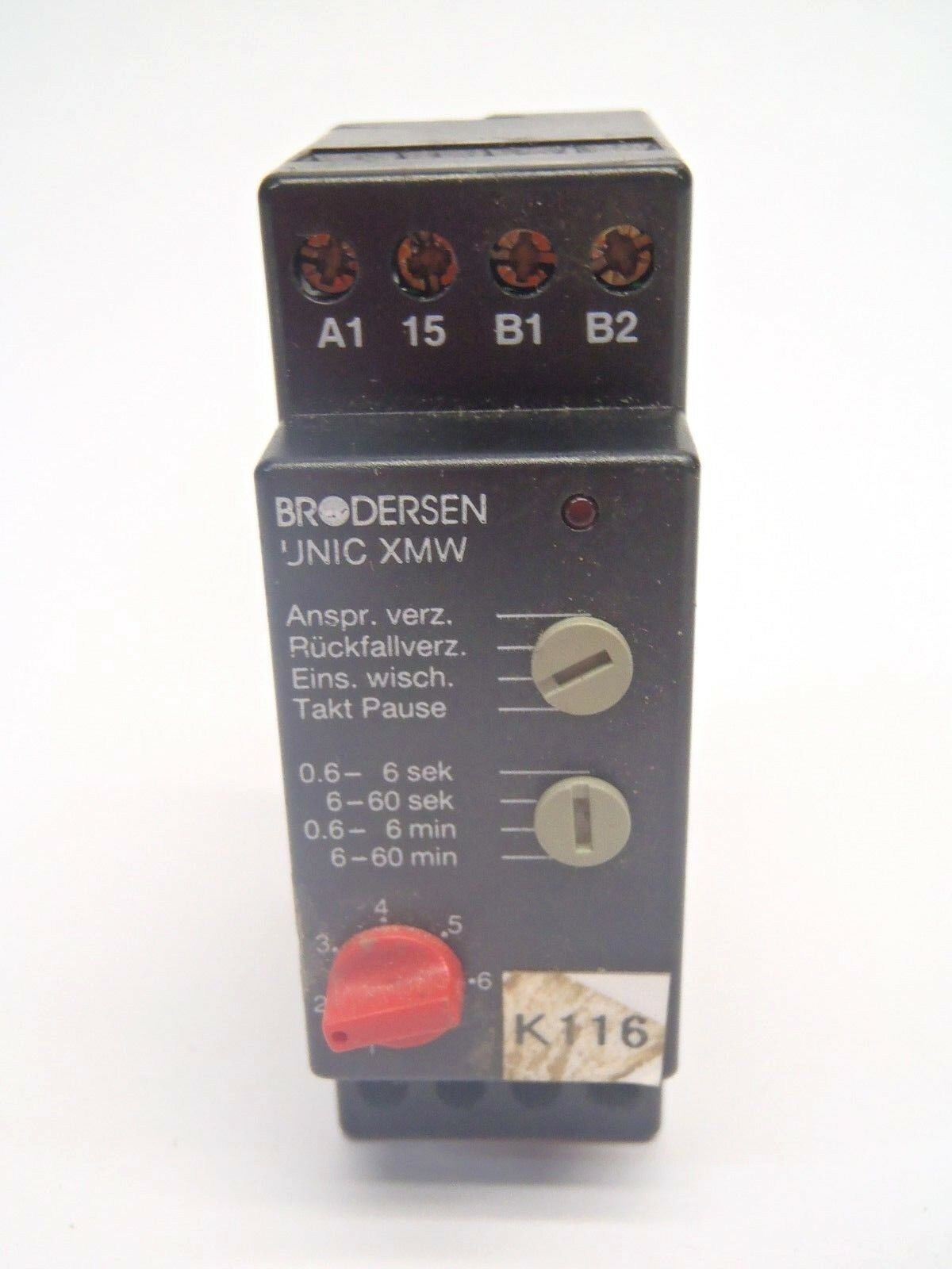 Brodersen XMW-D1 Multi-Function Timer Relay UNIC XMW - Maverick Industrial Sales