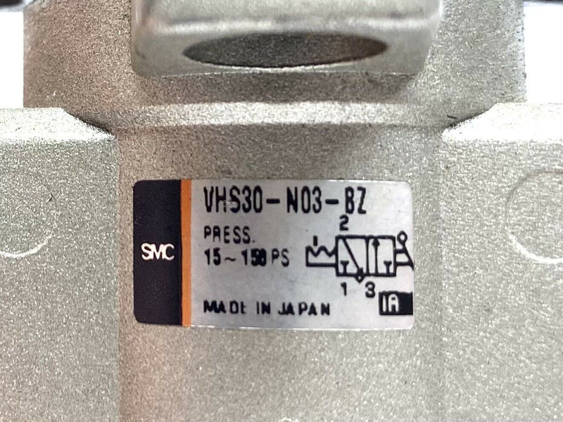 SMC VHS30-N03-BZ Lockout Valve 3-Port - Maverick Industrial Sales