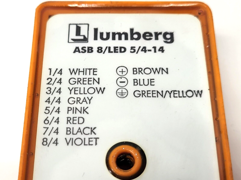 Lumberg ASB 8/LED 5/4-14 8-Port Actuator Sensor Box CUT CABLE - Maverick Industrial Sales