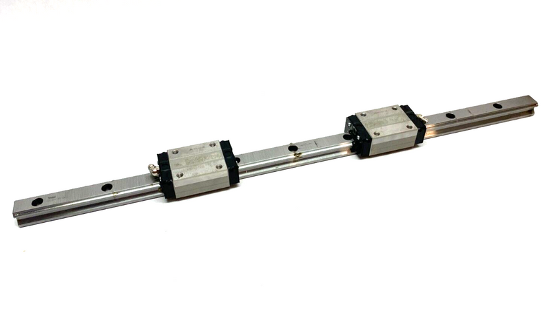 THK HSR20R2DD+545L Linear Guide Block and Rail Assembly HSR 20R x2 545mm Length - Maverick Industrial Sales