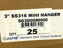 Calbrite S63000MH00 Stainless Steel 3" Conduit Hanger - Maverick Industrial Sales