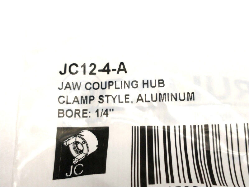 Ruland JC12-4-A 1/4" Jaw Coupling Hub  Aluminum Clamp Style 3/4" OD - Maverick Industrial Sales