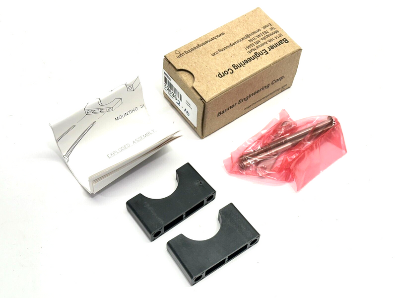 Banner SMB30C Split Clamp 30mm Mounting Bracket Kit 32636 - Maverick Industrial Sales