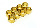 Parker 8NU8-B 1/2" A-Lok Brass Double Ferrule Nut LOT OF 8 - Maverick Industrial Sales