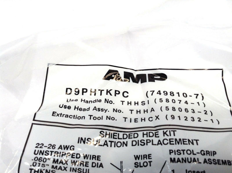 Amp D9PHTKPC Shielded HDE Kit 749810-7 - Maverick Industrial Sales