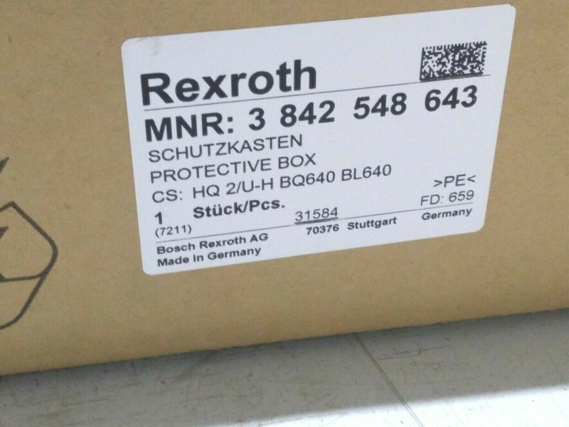 Bosch Rexroth 3842548643 Protective Box HQ 2/U-H BQ640 BL640 - Maverick Industrial Sales