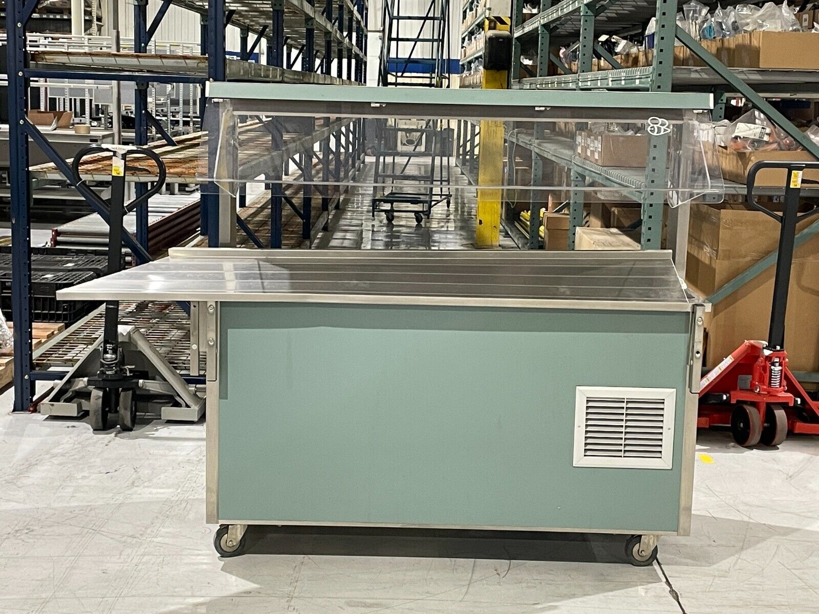 Vollrath 37066-S535T-BFA Cold Station Table w/ Wells Enclosed Base 120V - Maverick Industrial Sales